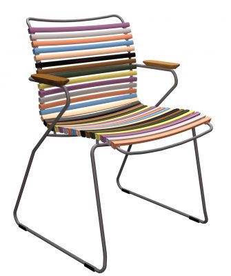 Click Chair with armrests Outdoor Houe Multicolor 1