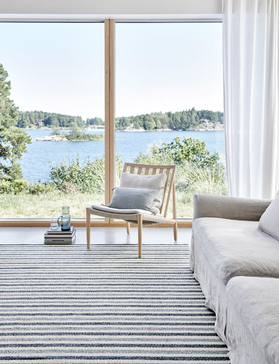 Teo Rug 230x320cm Denim Pappelina