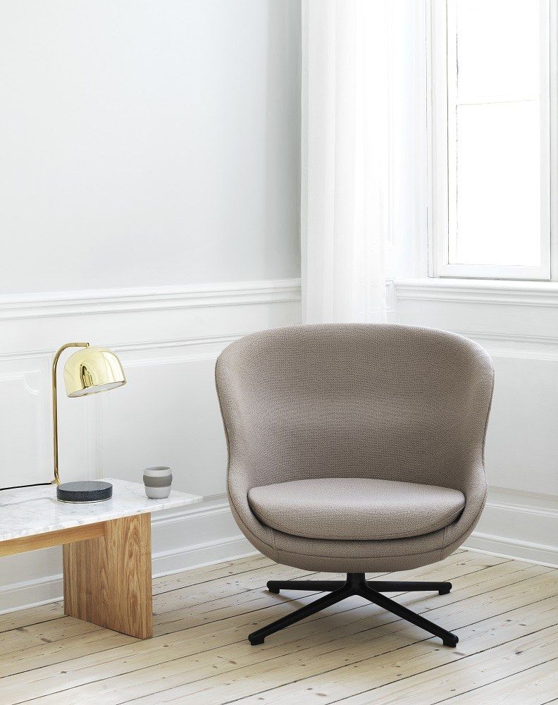 Hyg Lounge Chair Low Swivel Armchair Normann Copenhagen