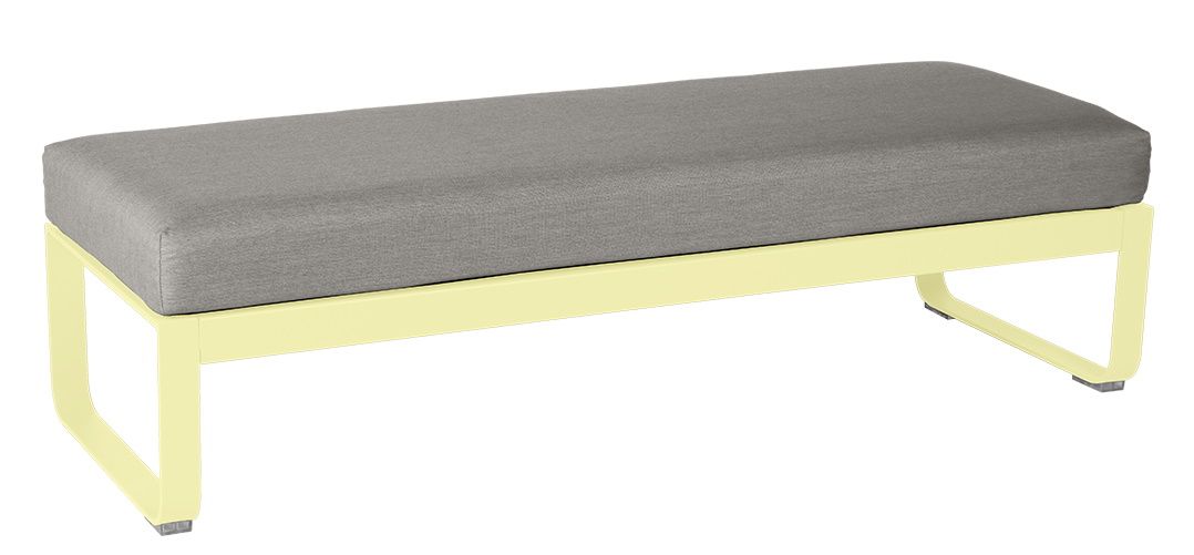 Bellevie 2-Seater Upholstered Stool Outdoor Fermob 