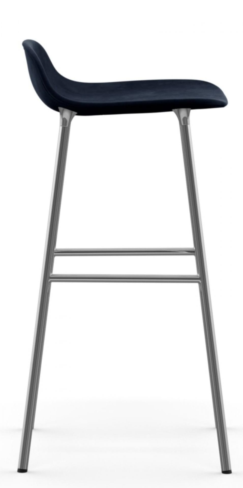Form Barstool  H 75 cm Steel Upholstered Normann Copenhagen
