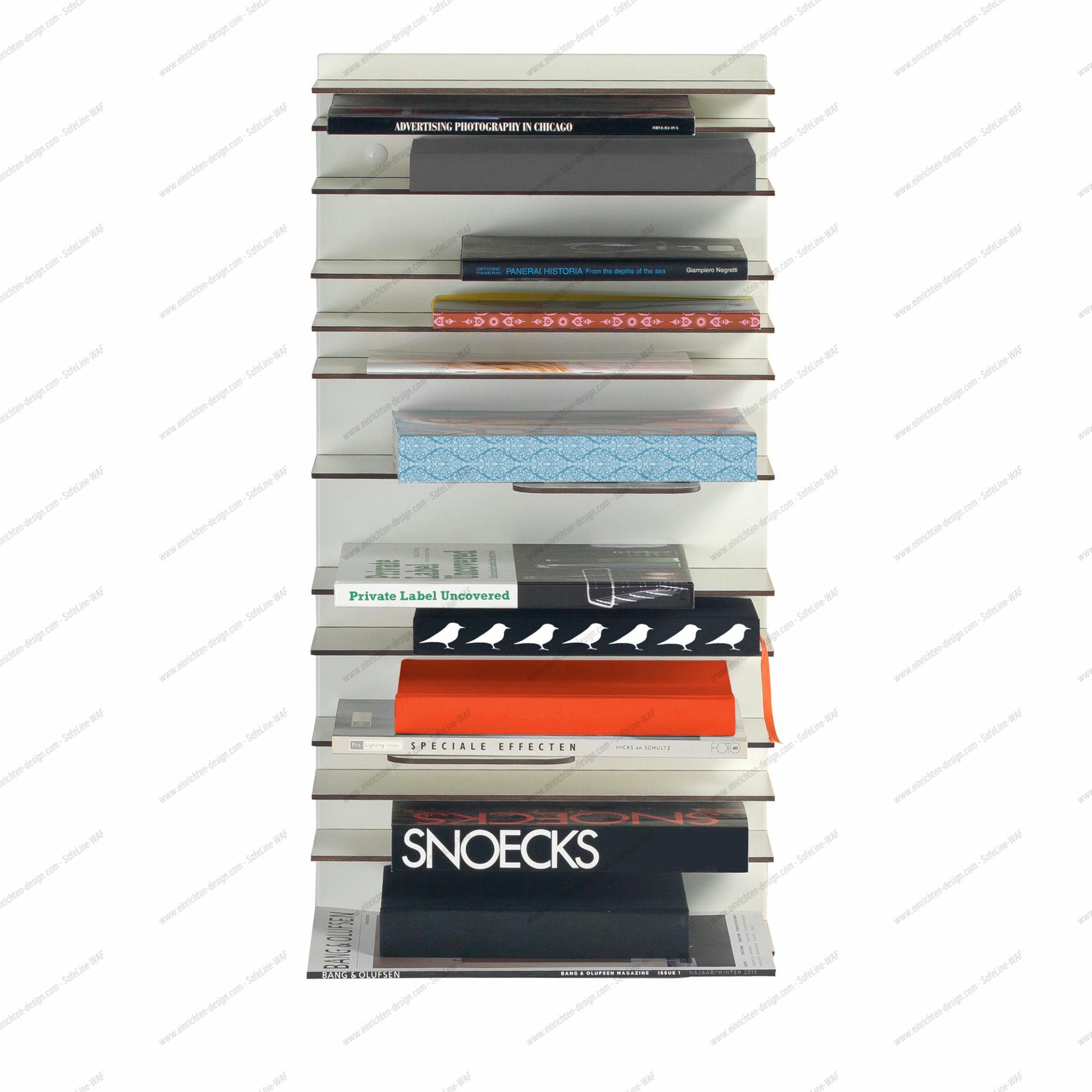 Paperback bookshelf Spectrum white 60x60 cm Paperback bookshelf Spectrum white 60x60 cm