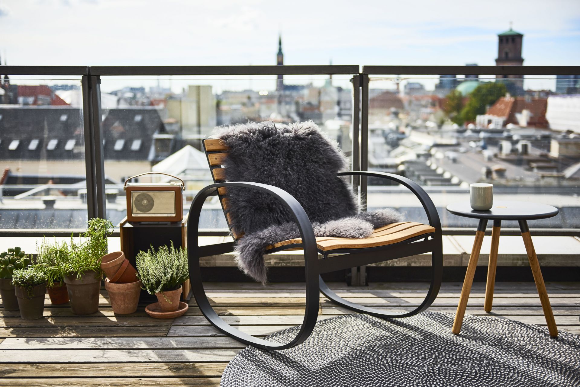 Parc Rocking Chair Cane-Line