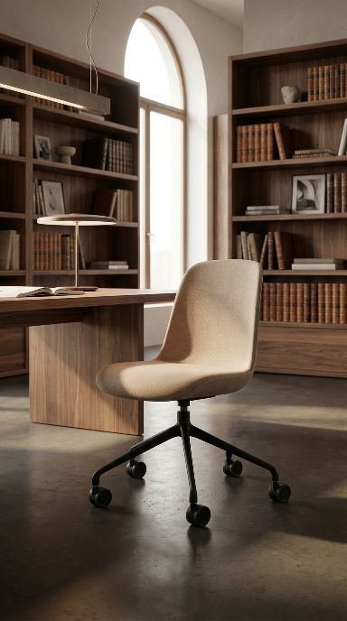 Elephantino chair with castors Kristalia