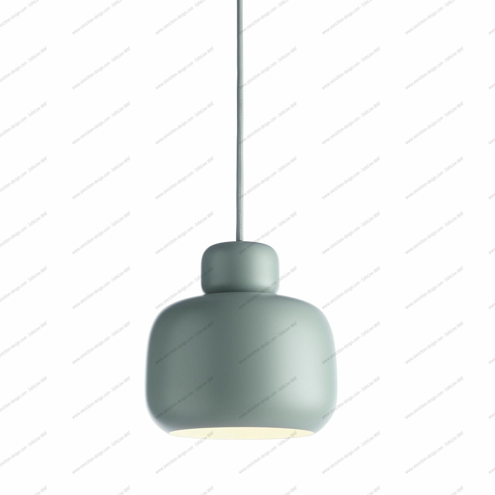 Stone Pendant Lamp Small Mint Woud