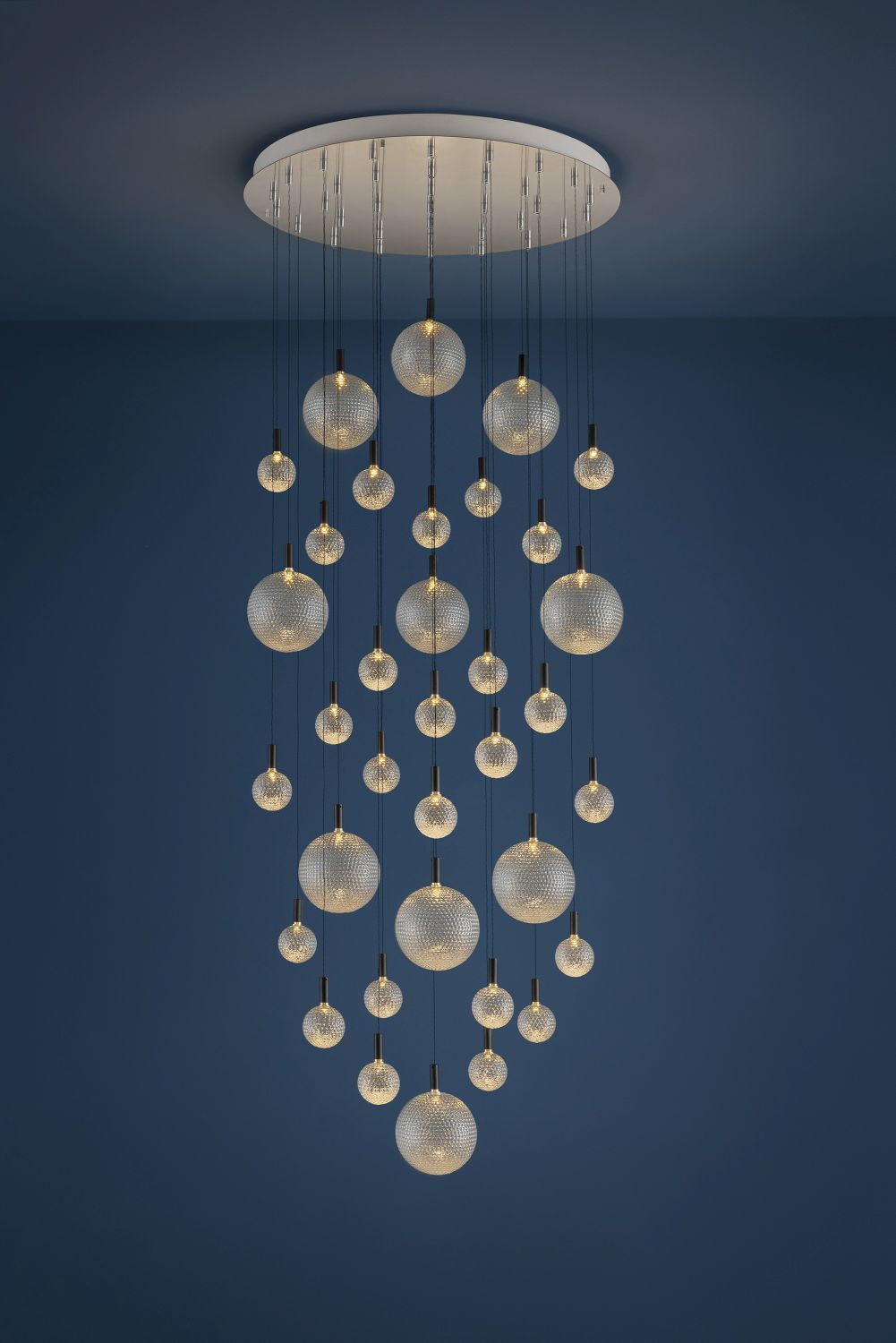 Par 18 Chandelier pendant light Catellani & Smith 25x 16 cm - 10x 8 cm