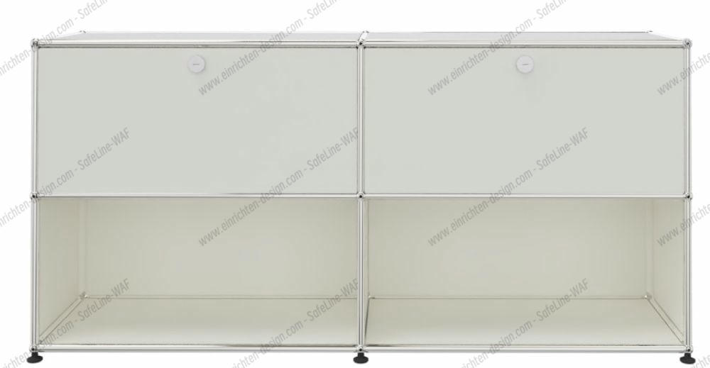 USM Haller Sideboard 2 Drawers and 2 Open Pure white - FAST DELIVERY