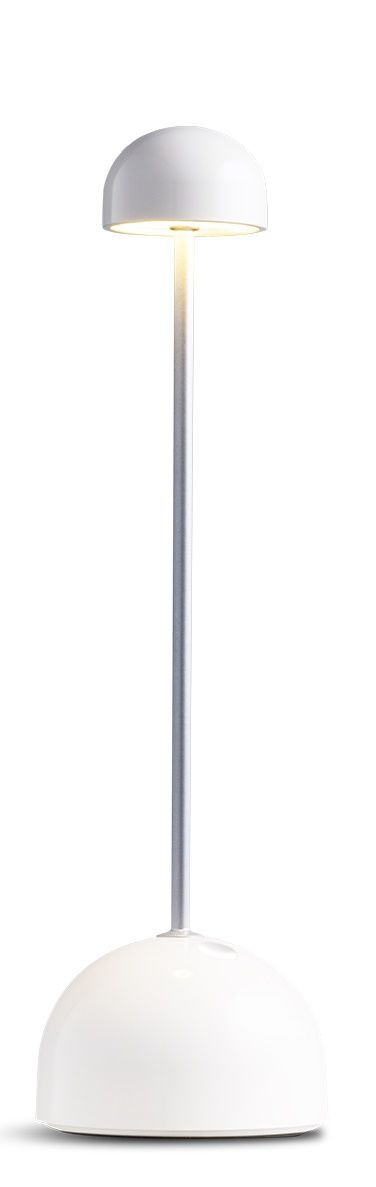 Sips rechargeable lamp / table lamp marset White / Silver (RAL 9001 - RAL 9006)