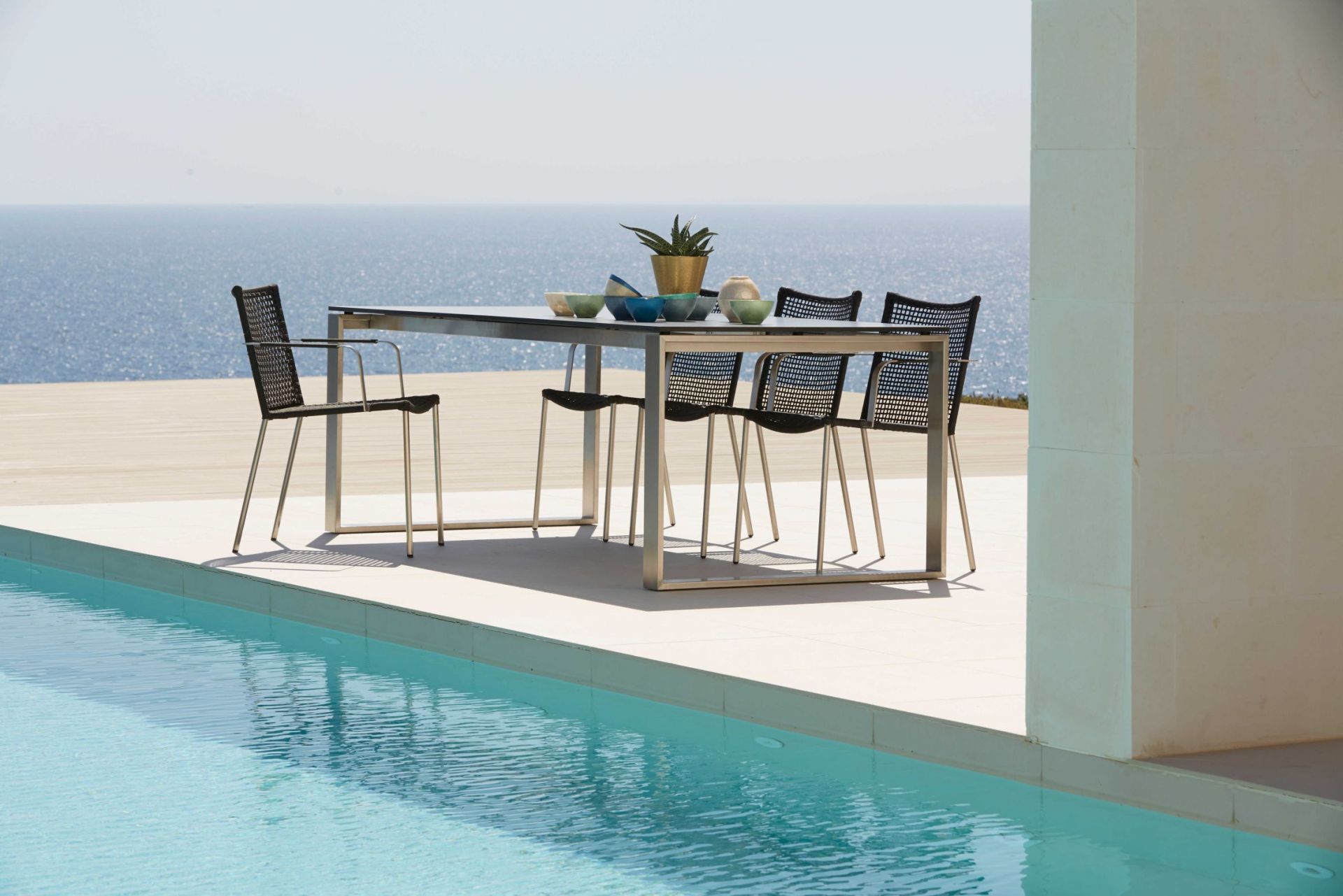 Straw Outdoor armchair Cane-Line