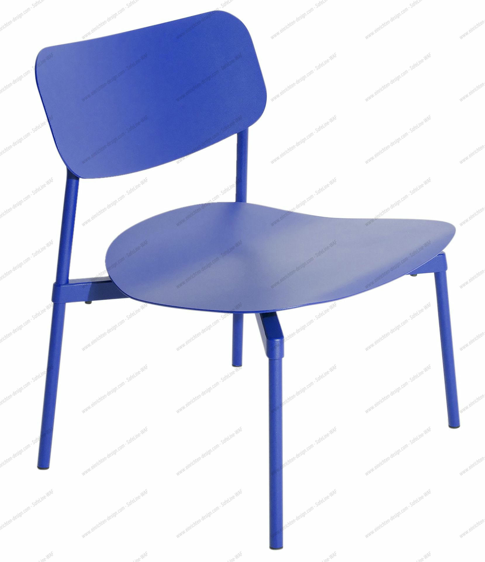 Fromme Lounge Chair Armchair Petite Friture Blue Fromme Lounge Chair Armchair Petite Friture Blue