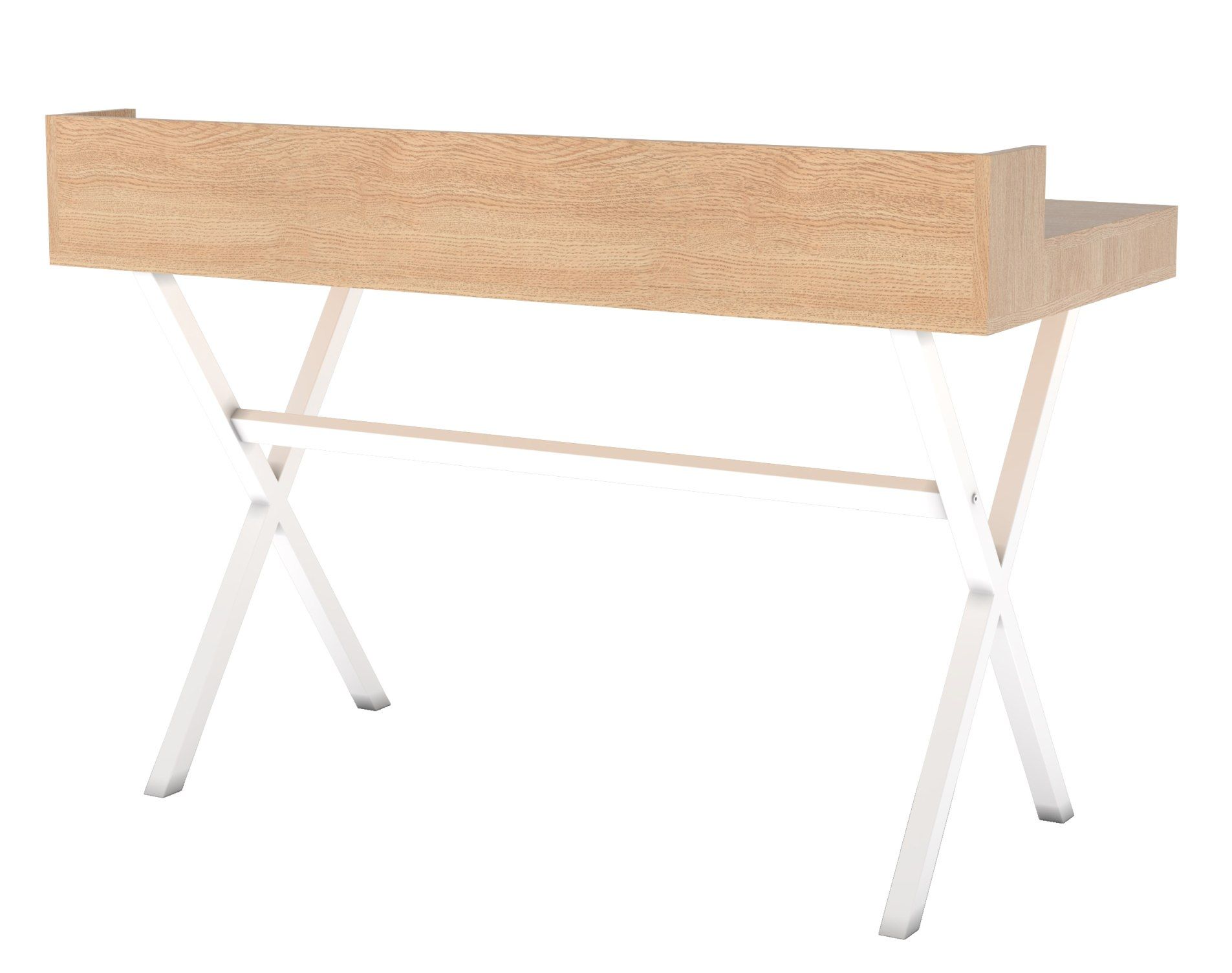 Hyppolite Secretary White Frame Hartô