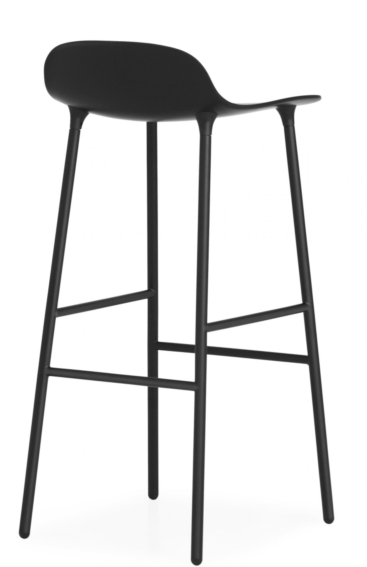 Form Barstool  H 75 cm Steel Normann Copenhagen