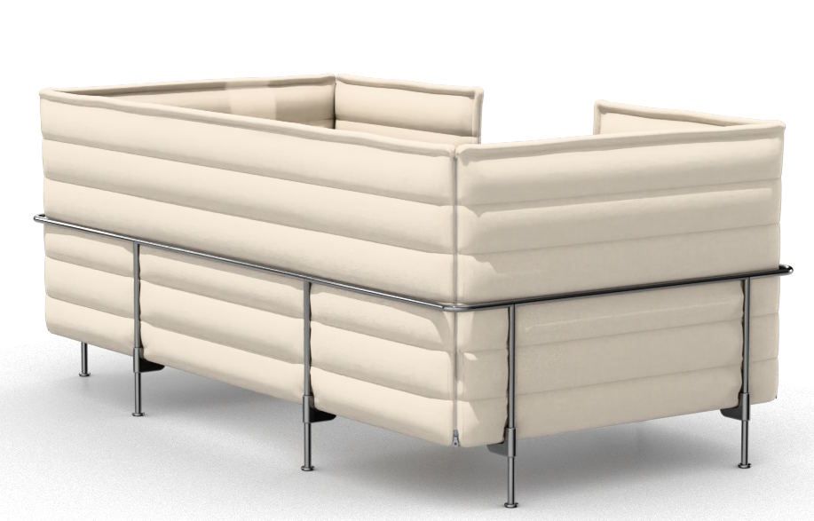 Alcove Cabin Love Seat Lowback Sofa Vitra