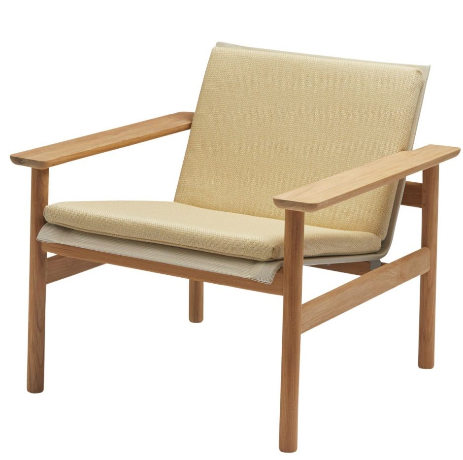 Pelagus Lounge Chair Cushion Skagerak by Fritz Hansen Honey-Yellow