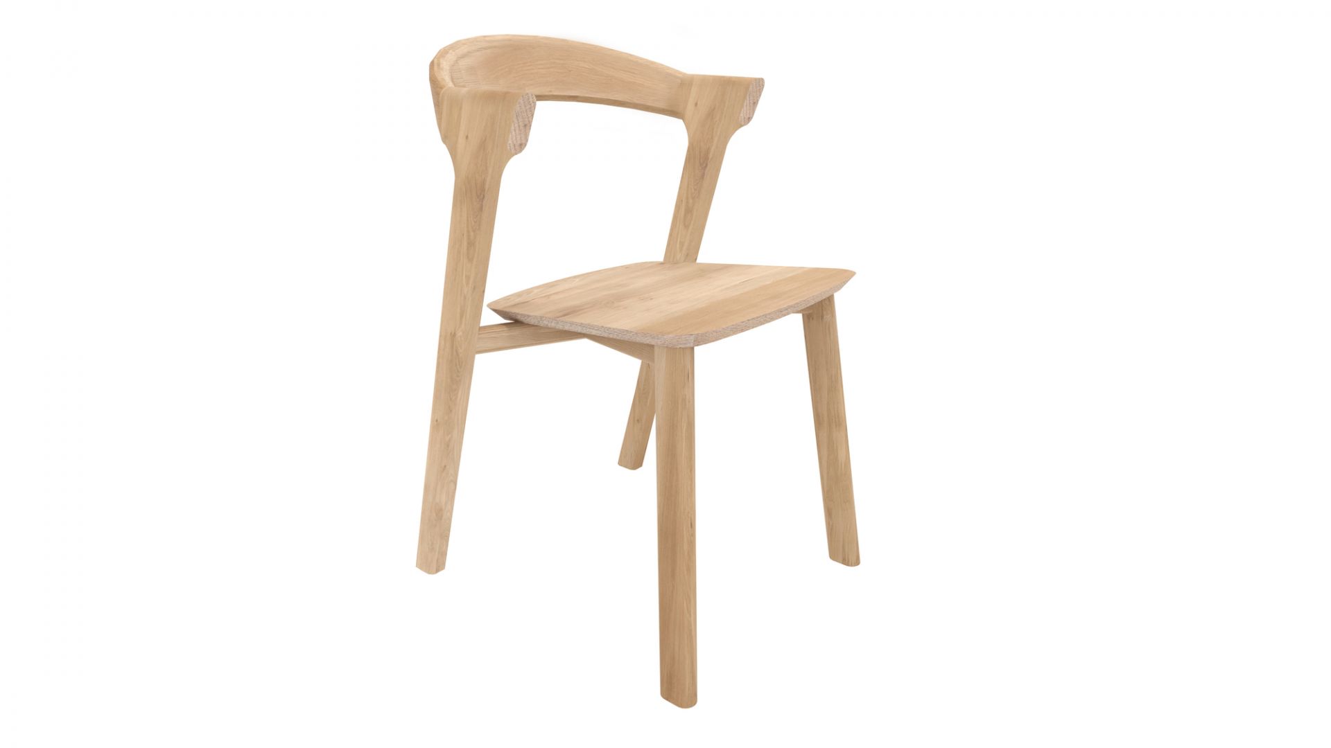 Bok chair oak without armrests Ethnicraft