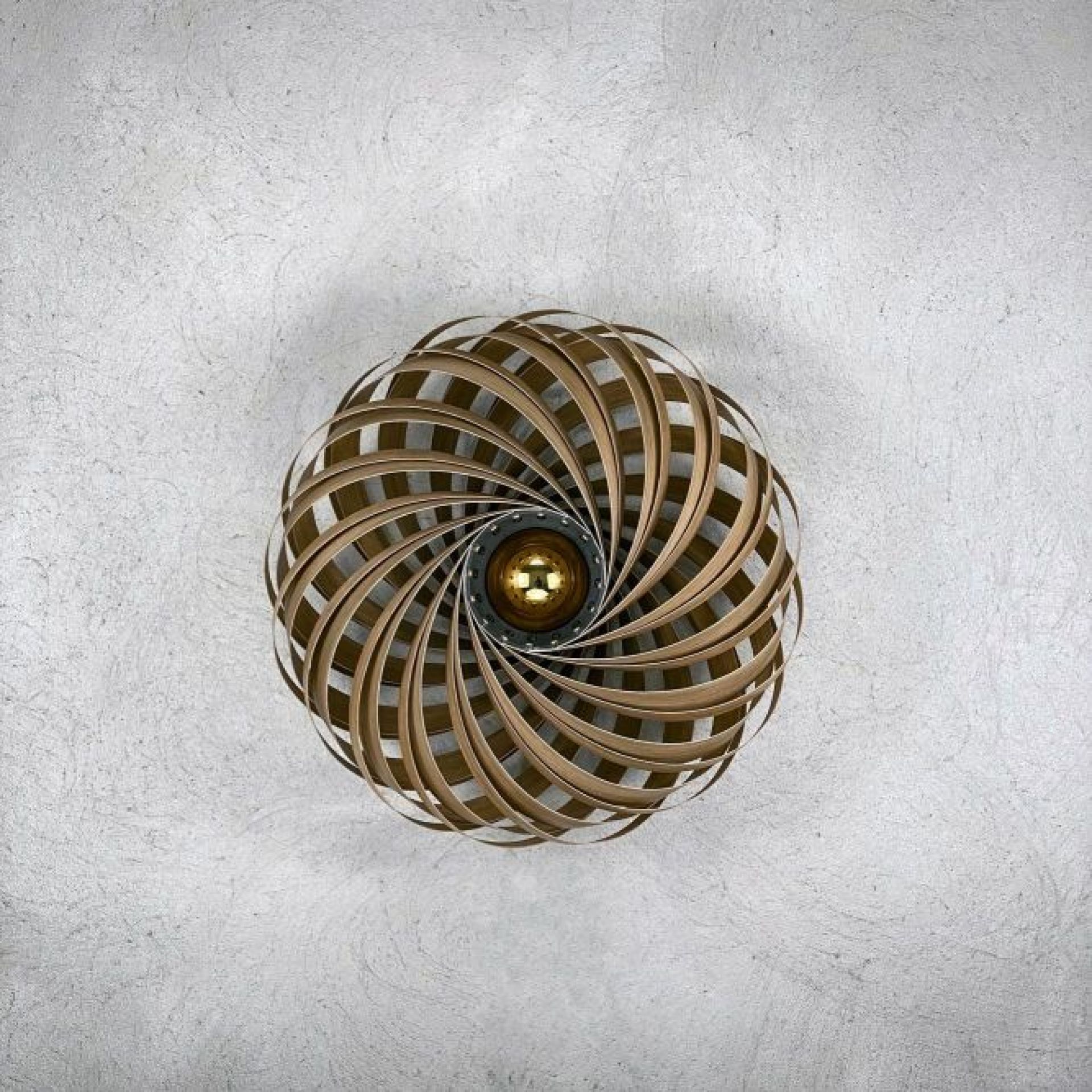 Veneria Wall lamp Oak Ø50 cm Gofurnit