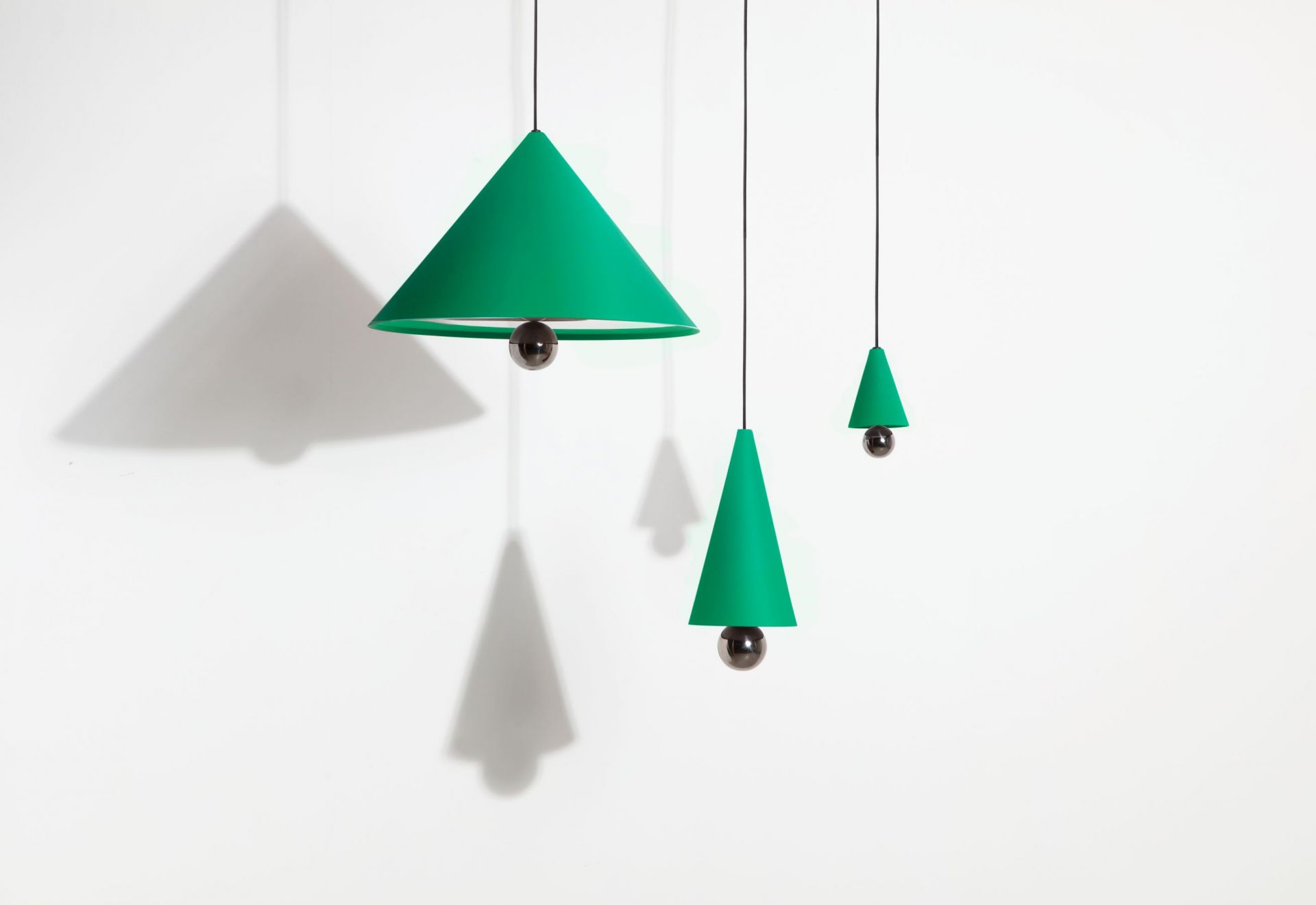 Cherry Pendant light Pendant lamp S Petite Friture Mint green