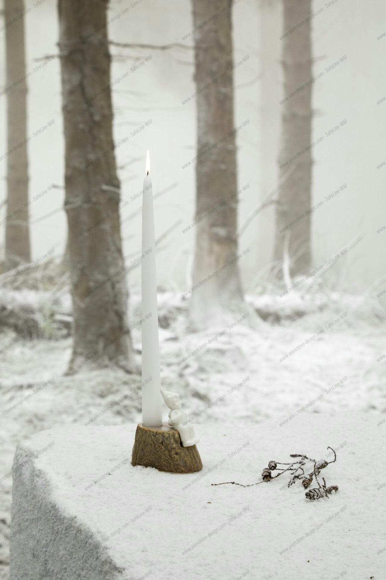 Christmas Tales Julerejse Candle Holder H 9,5 cm Kähler SINGLE PIECES