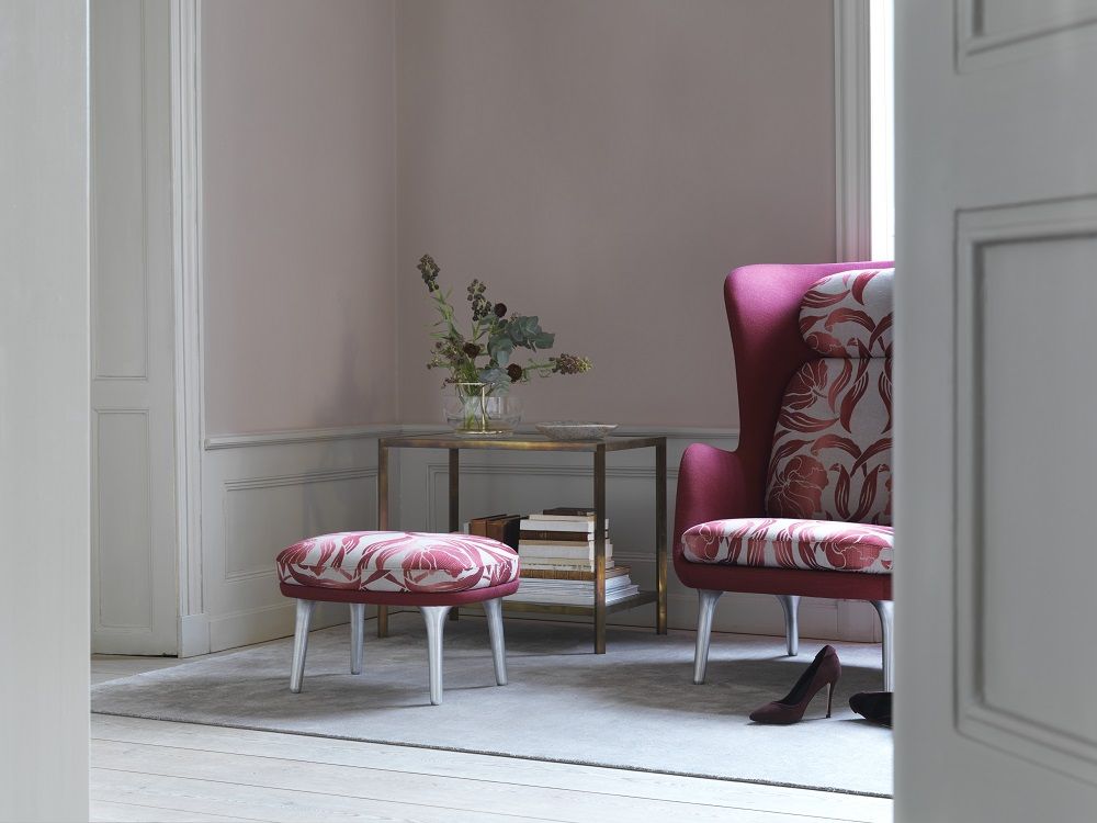 JH11 / JH12 Footstool for Ro Armchair Fritz Hansen