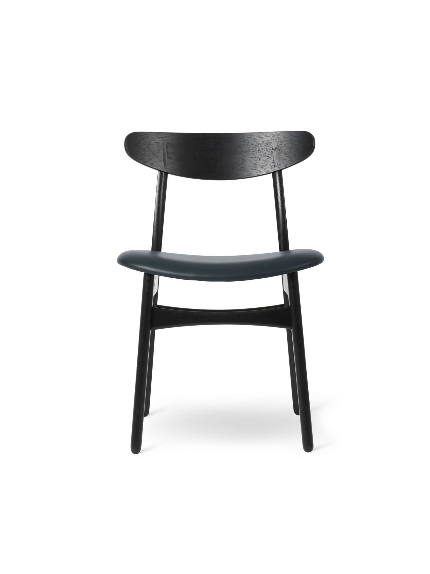 CH30P Chair upholstered Carl Hansen &amp; Søn Frame oak black Seat Thor 350