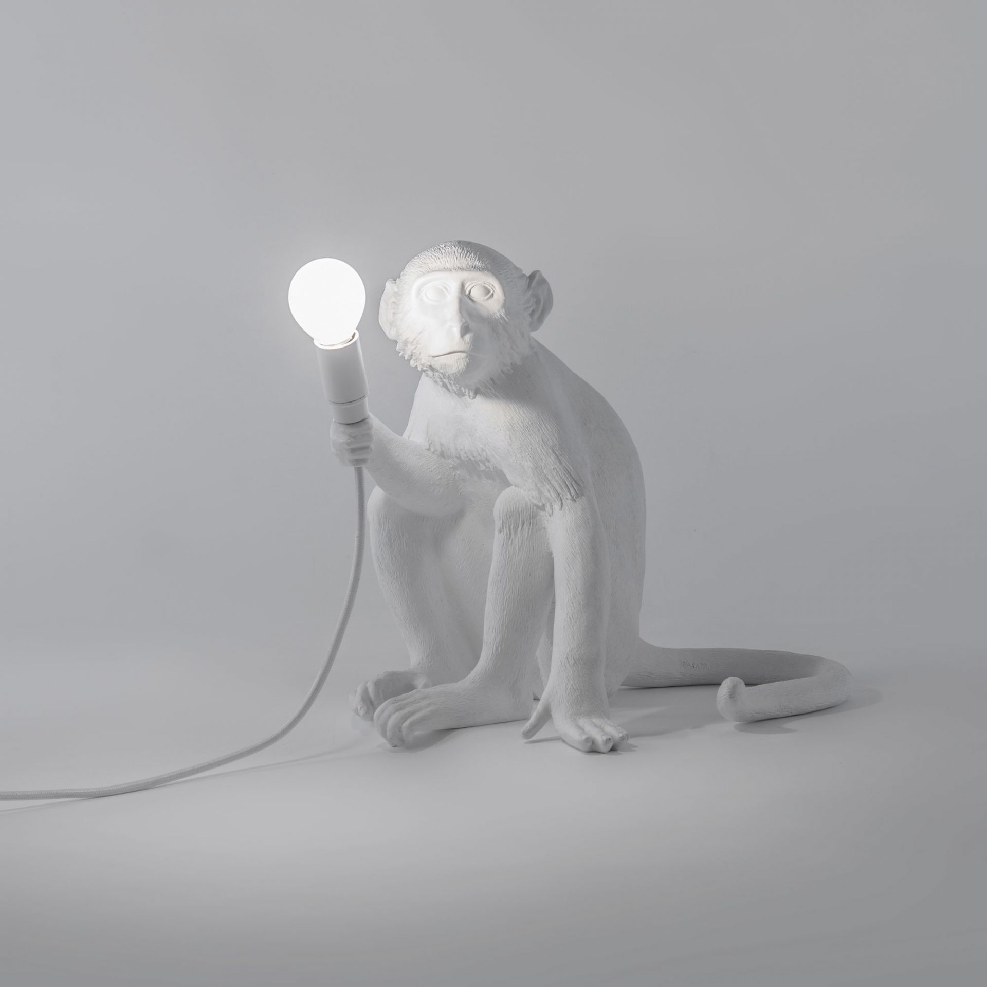 Monkey Sitting Lamp Indoor floor lamp / table lamp with switch Seletti SINGLE PIECE