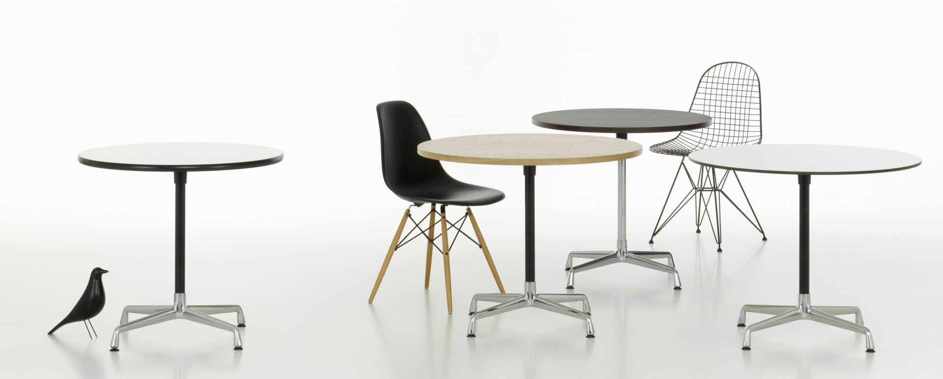 Eames Contract Table round Ø70 cm Vitra