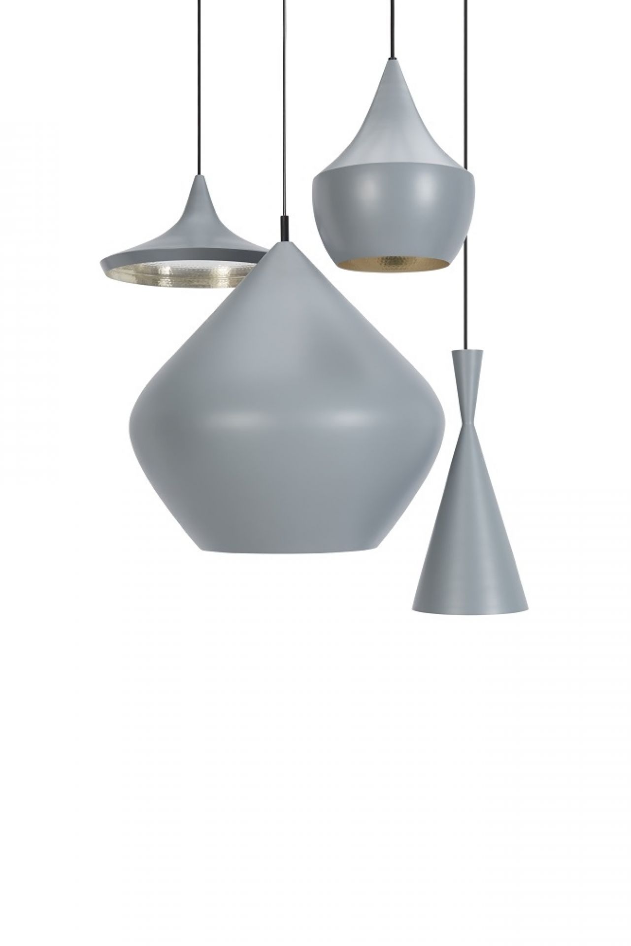 Beat Wide LED Pendant Light White Tom Dixon