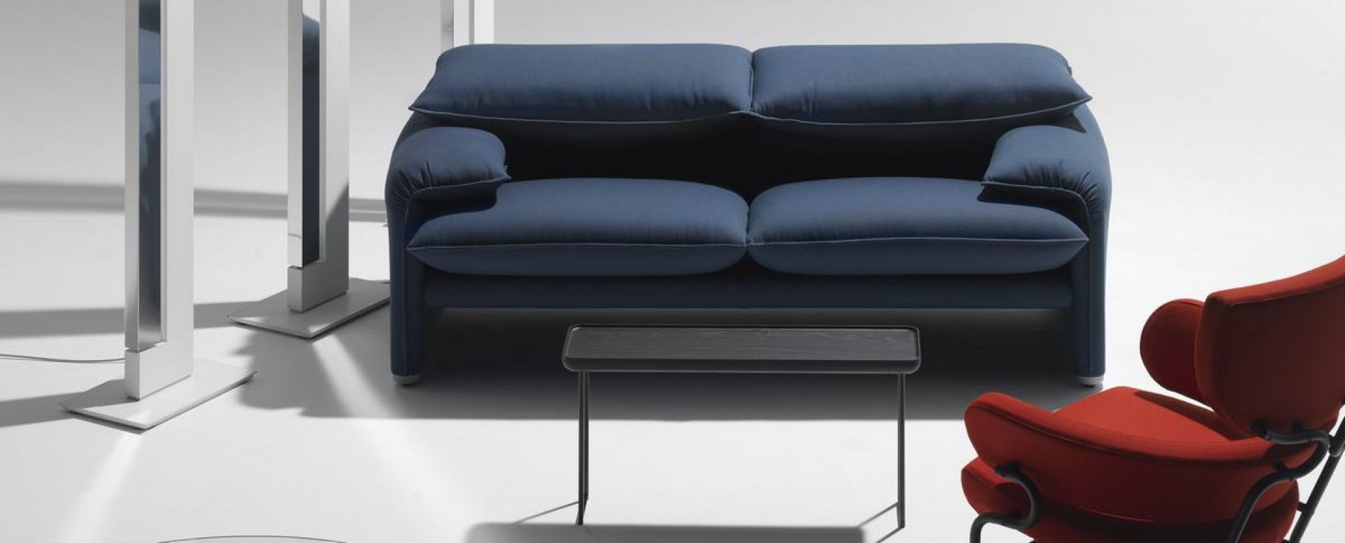 675 Maralunga sofa 2-seater Cassina
