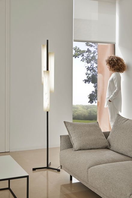 Black Note Triplet Floor LED floor lamp LZF Lamps