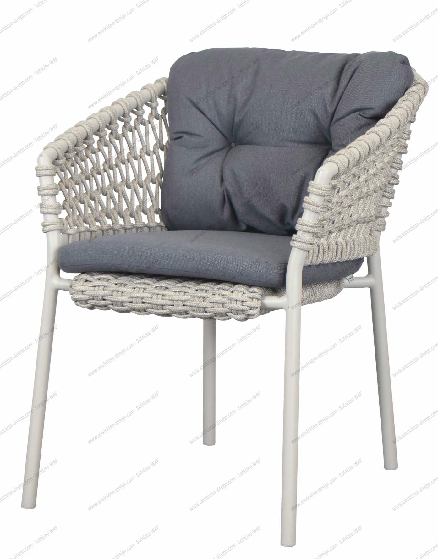 Basket/Moments/Ocean Outdoor Cushion for Armchair Cane-Line Grey
