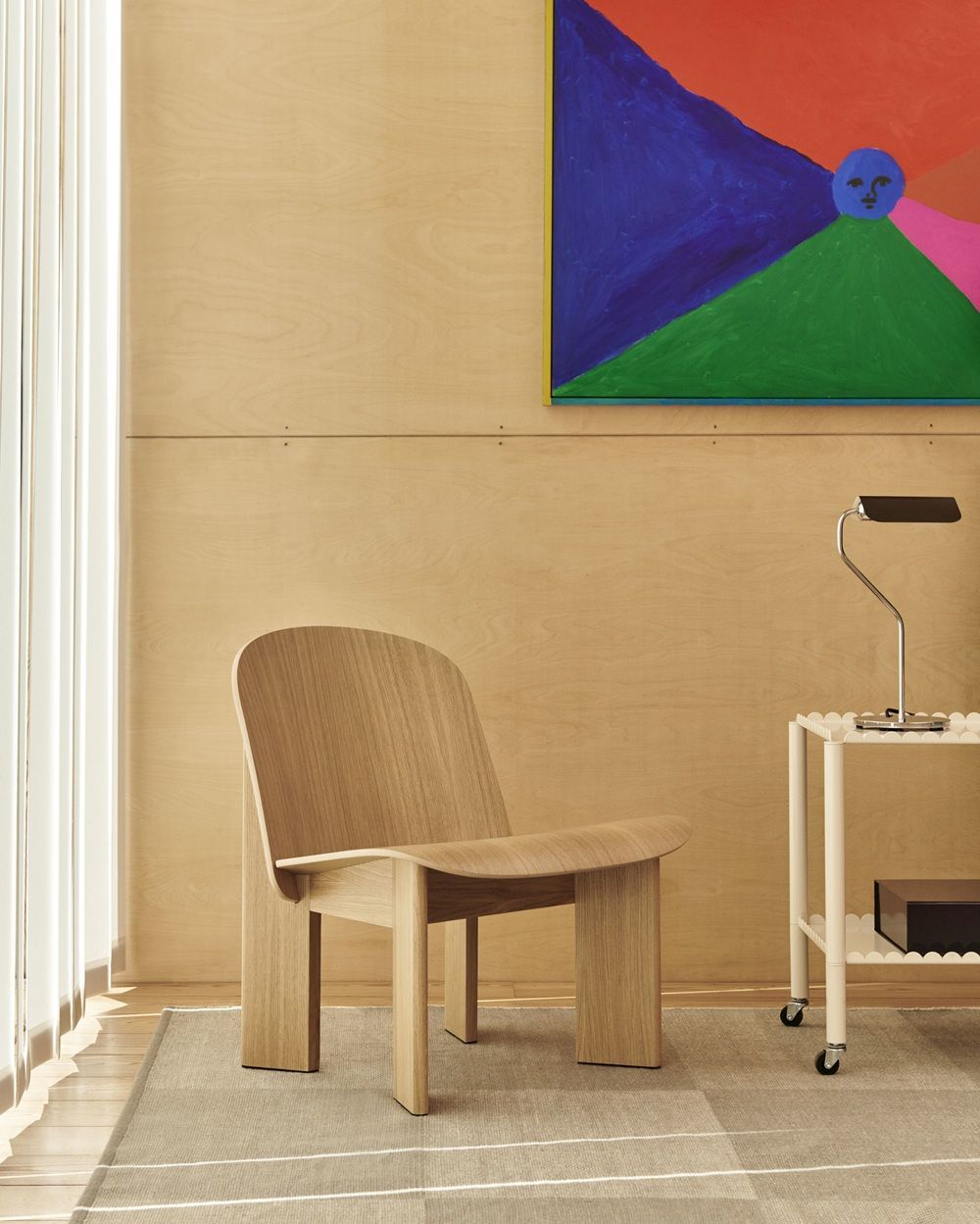 Apex Table Lamp Oyster Table Lamp Hay