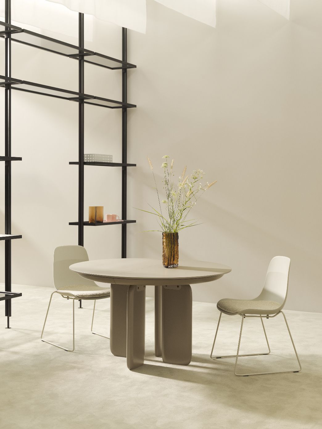 Pala table (dining table) Kristalia