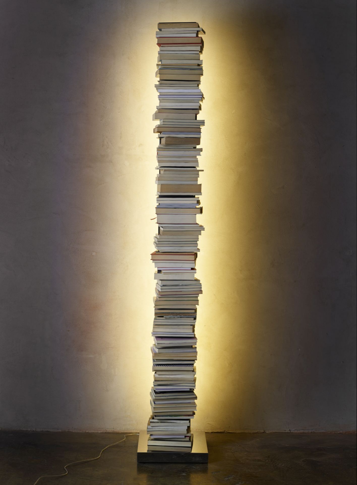 Ptolomeo Luce bookcase with lighting Opinion Ciatti