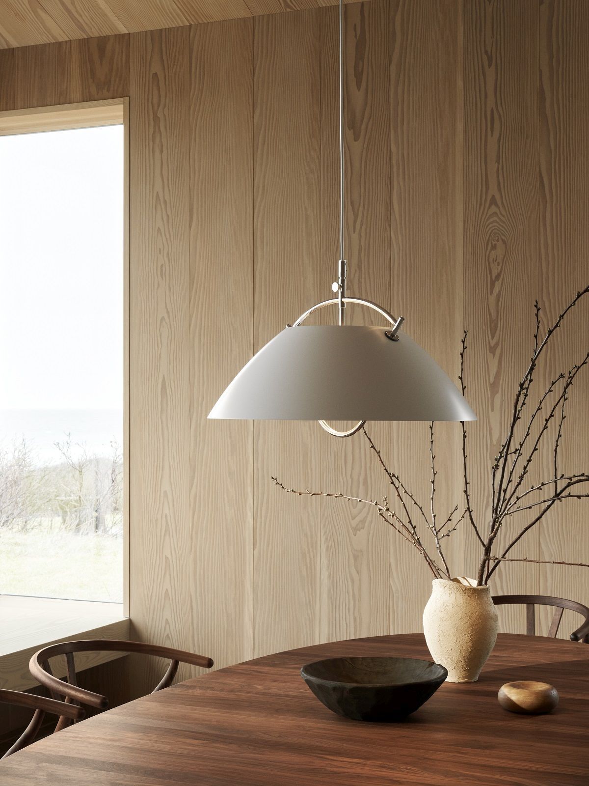 HJW37 The Pendant with lift Pendant light Carl Hansen & Søn