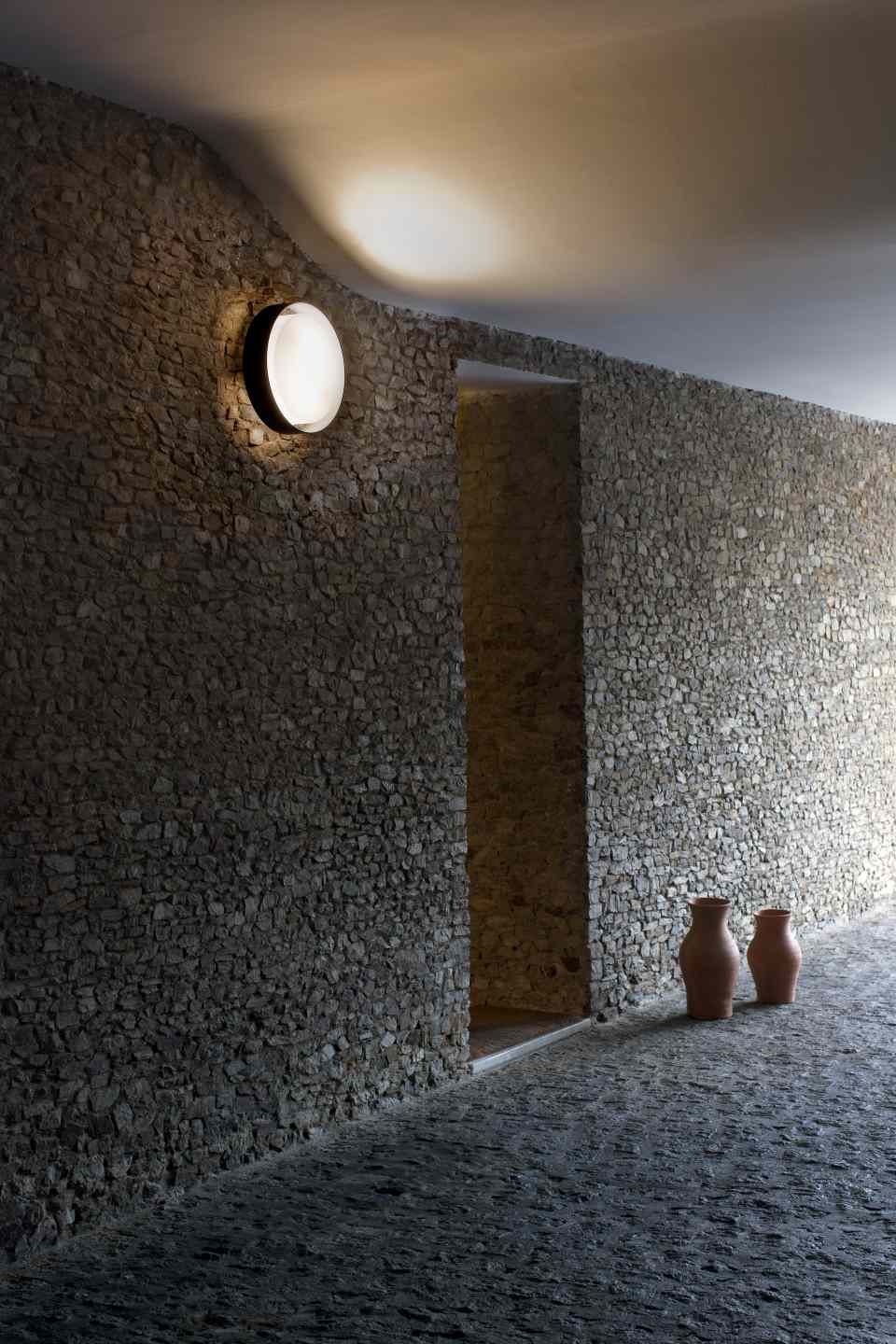 Plaff-On! 16 IP65 Wall light marset Rusty brown