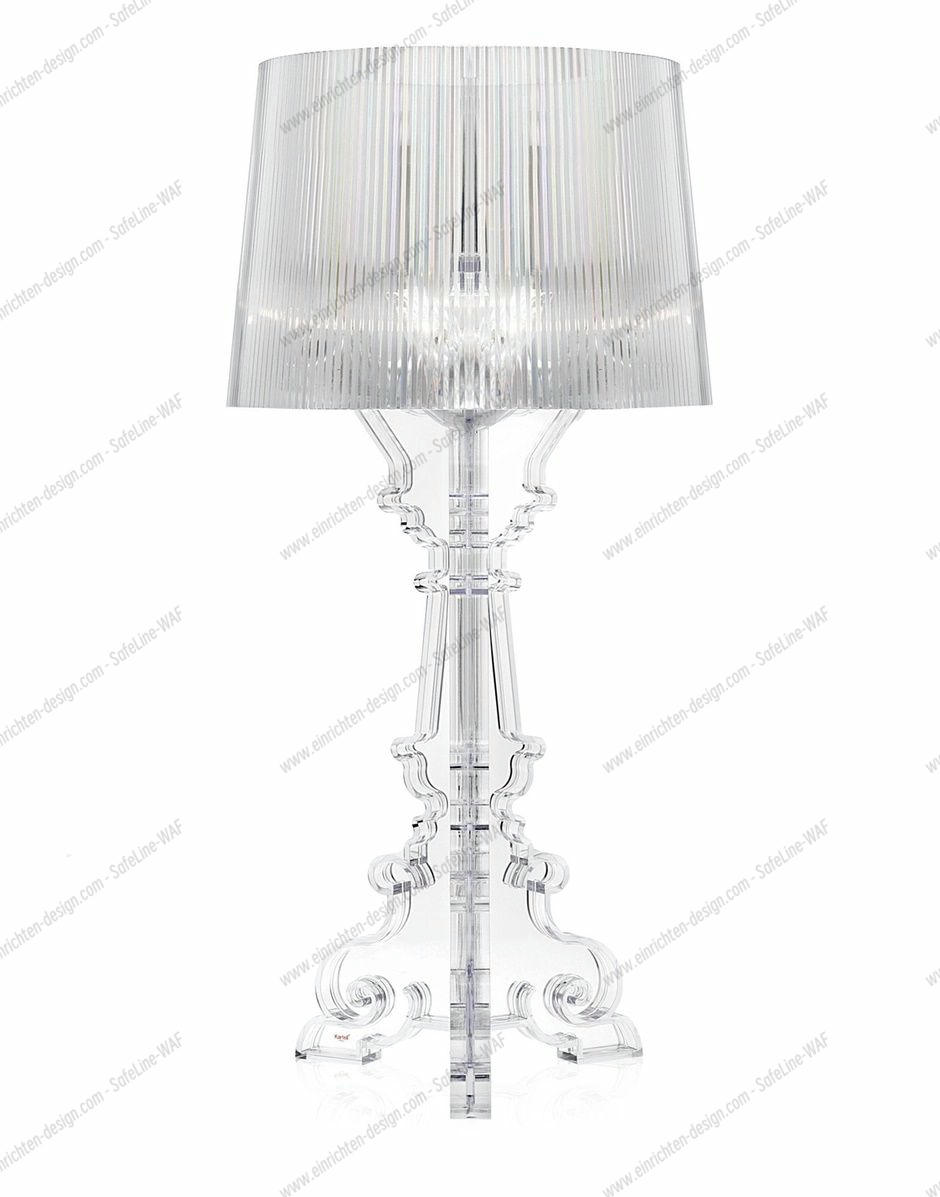 Bourgie Table lamp Crystal clear Dimmable Kartell