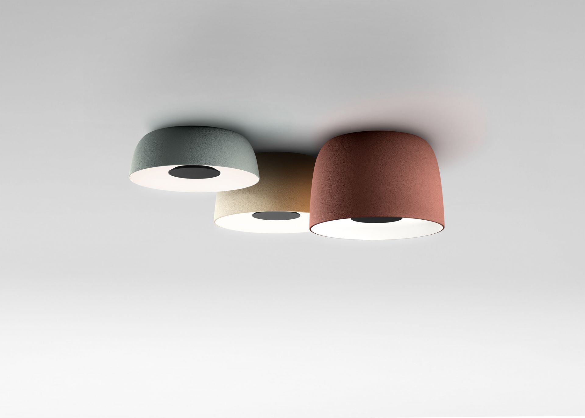 Djembé C 42.21 LED Ceiling light marset red