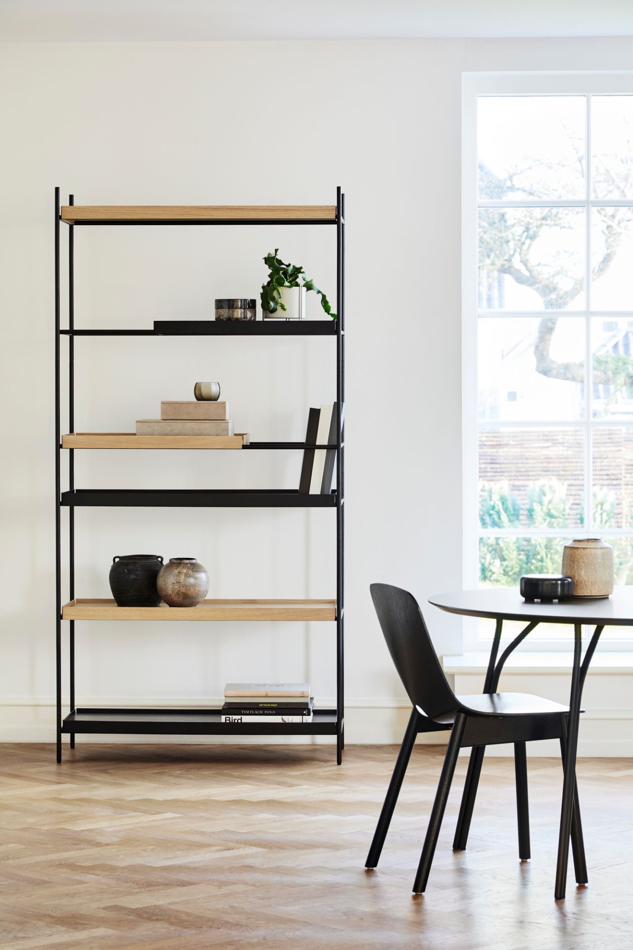 Tree Dining Table Ø90 Black Woud