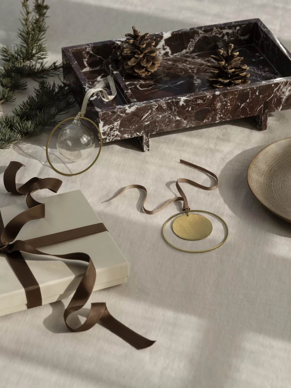 Abento marble tray Blomus