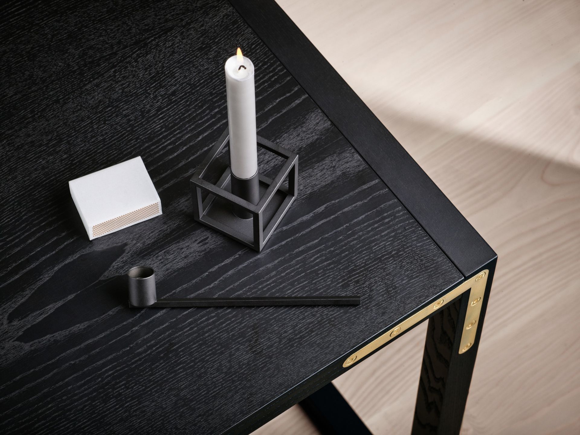 Kubus 1 Candleholder Audo White SINGLE PIECES