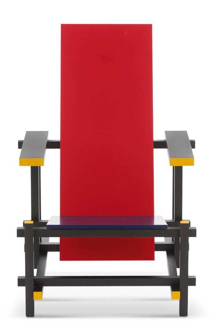 635 Red and Blue Armchair Cassina