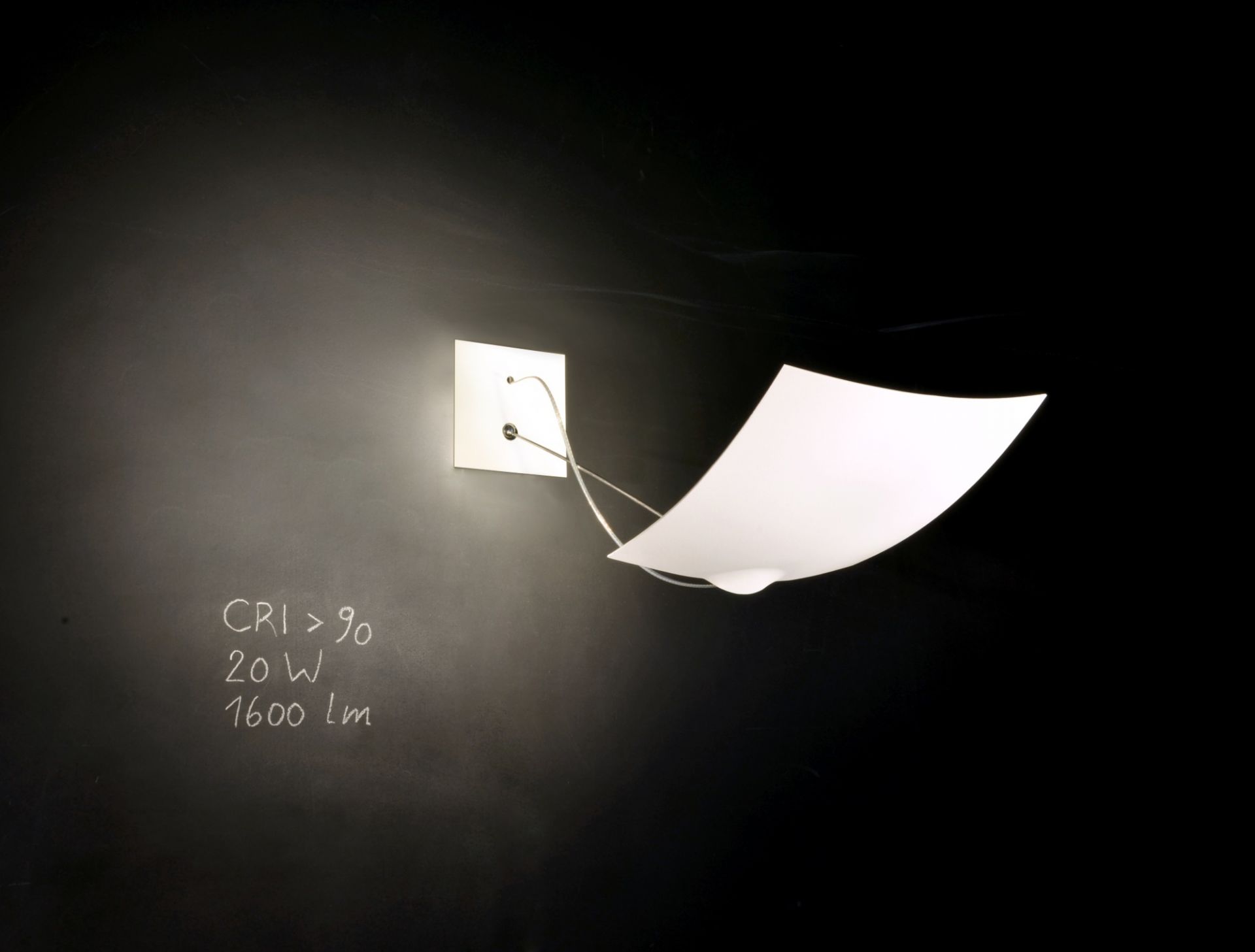 18 x 18 LED wall lamp Ingo Maurer