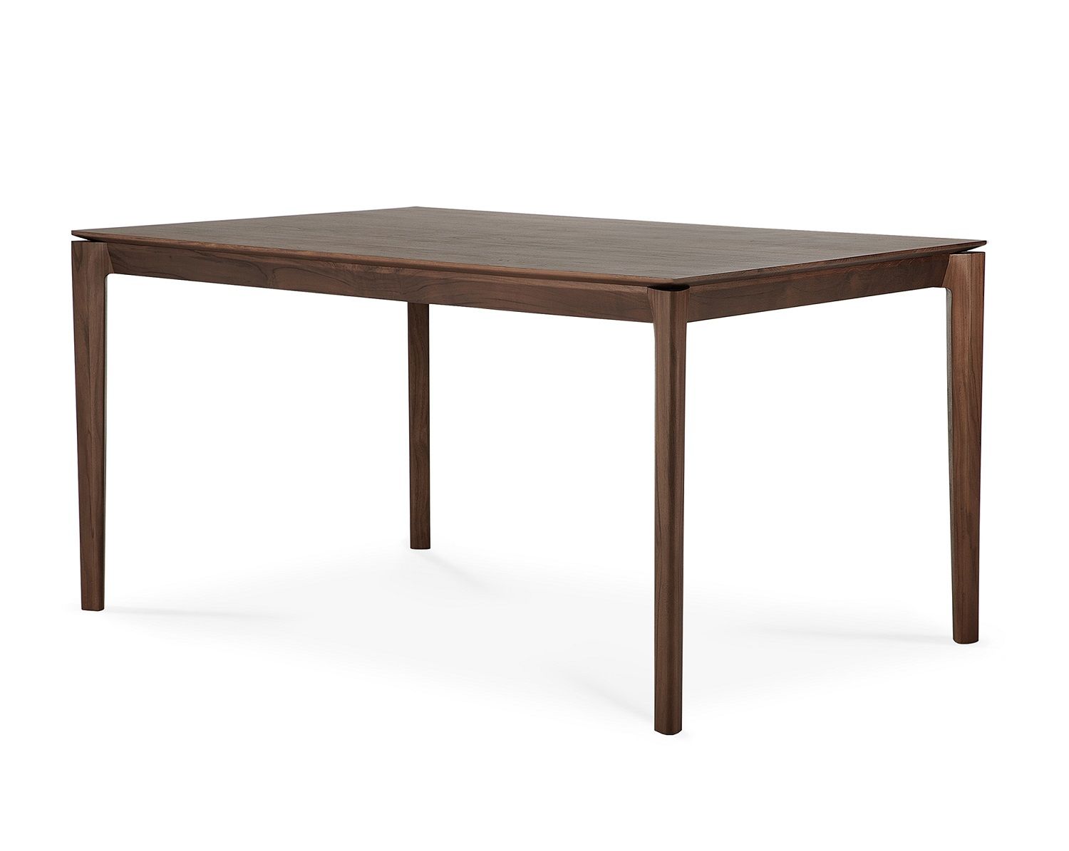 Bok Table Rectangular Teak Dark Brown Ethnicraft 