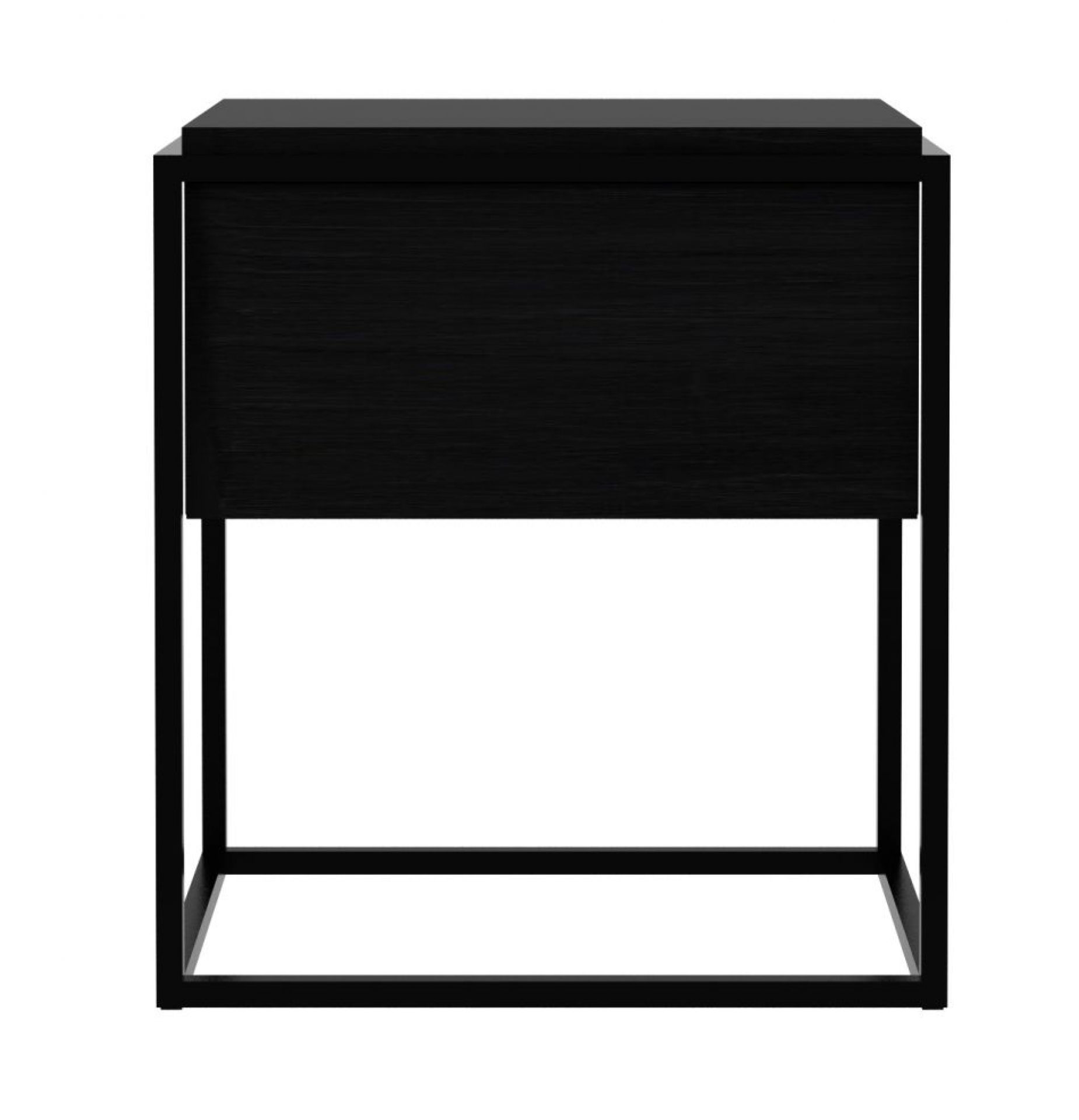 Monolit nightstand black oak Ethnicraft