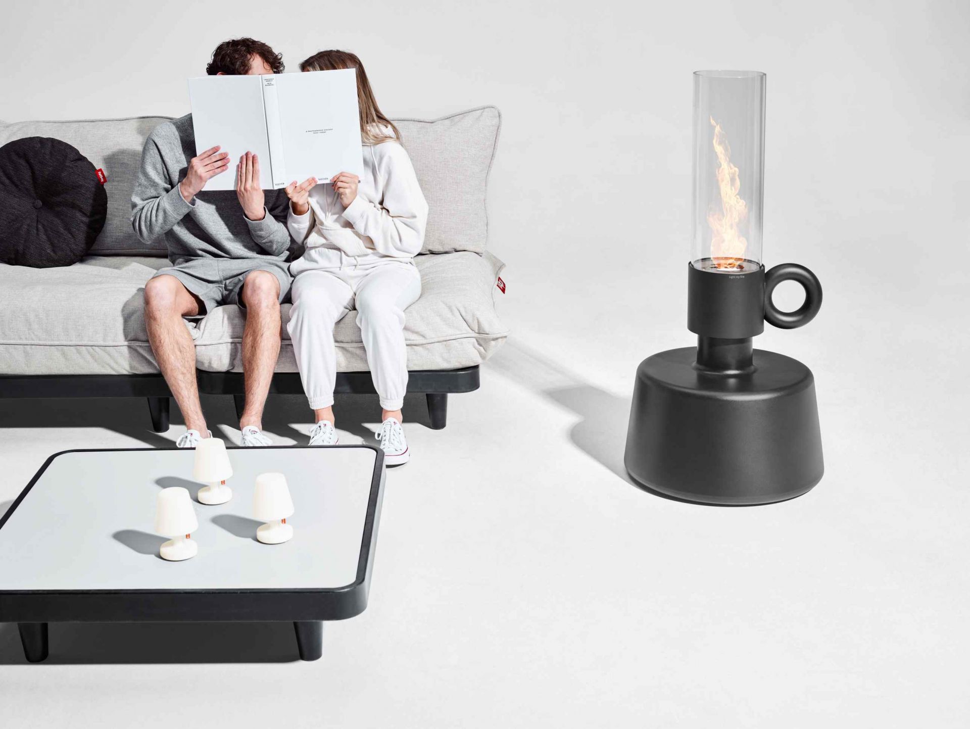  Flamtastique Bioethanol Lampe Outdoor Fatboy