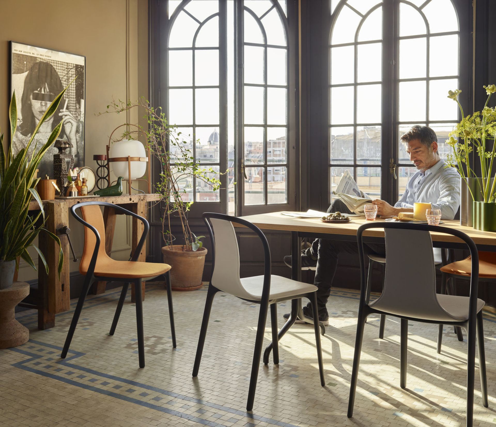 Belleville Chair Wood Vitra