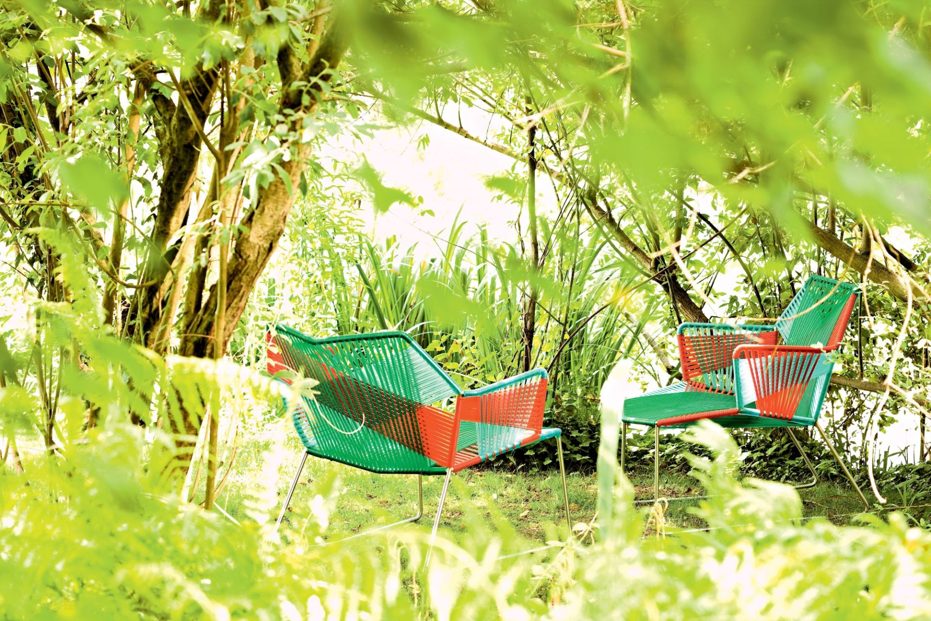 Tropicalia armchair wide polymer Moroso