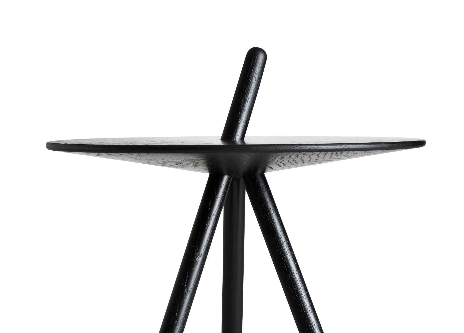 Come Here Side Table black  Woud