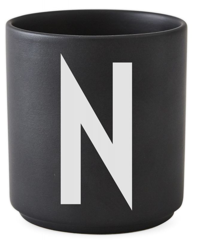 Cup black Design Letters SINGLE PIECES