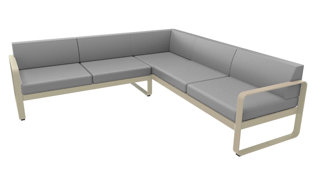 Bellevie Lounge Sofa Composition 2 A Outdoor Fermob 
